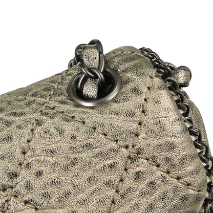 Chanel Metallic Gold Calfskin Leo Lion Flap Bag Shoulder Bag