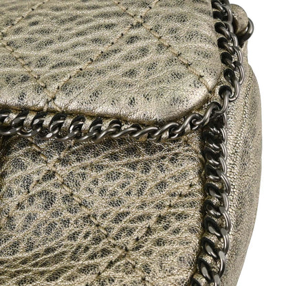 Chanel Metallic Gold Calfskin Leo Lion Flap Bag Shoulder Bag