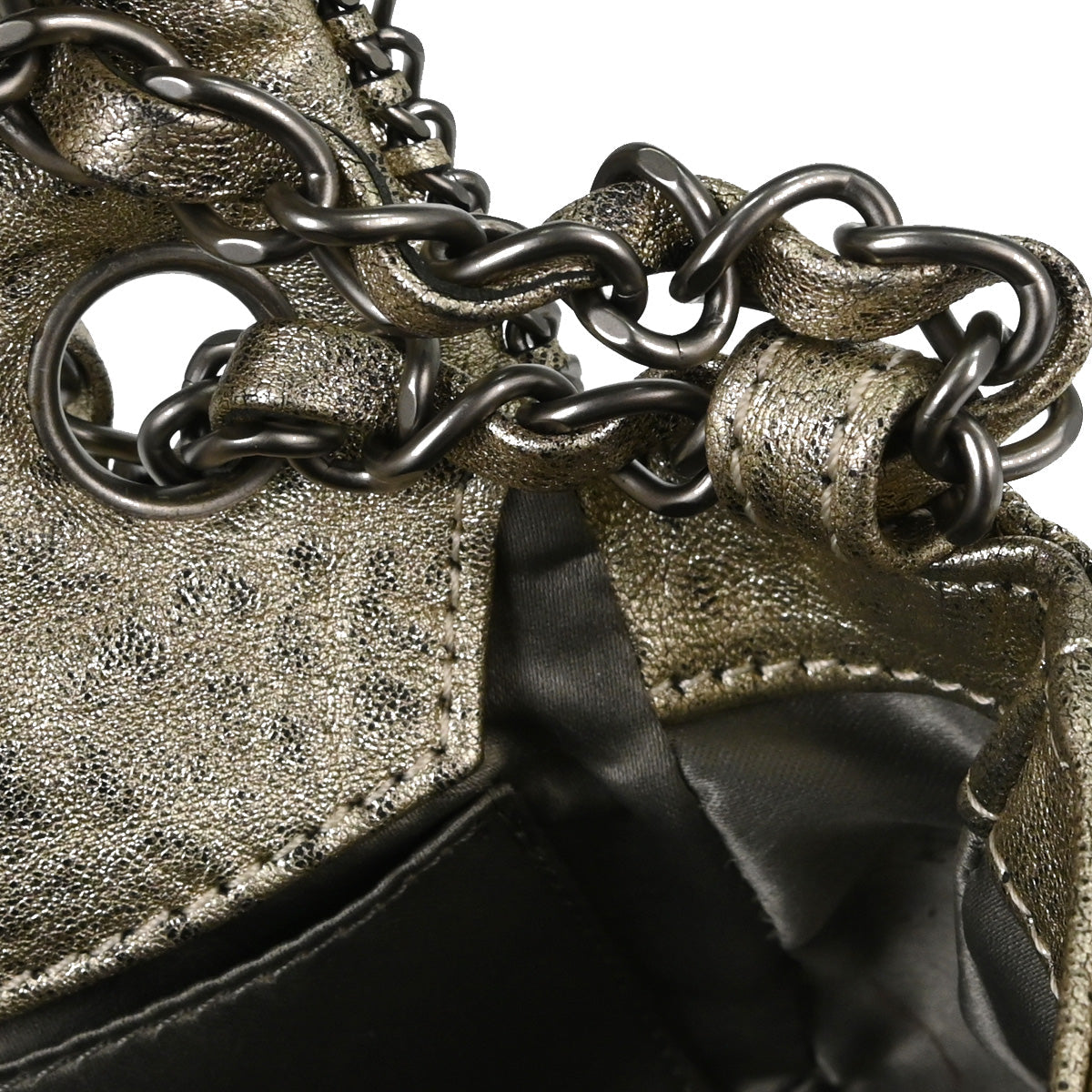Chanel Metallic Gold Calfskin Leo Lion Flap Bag Shoulder Bag