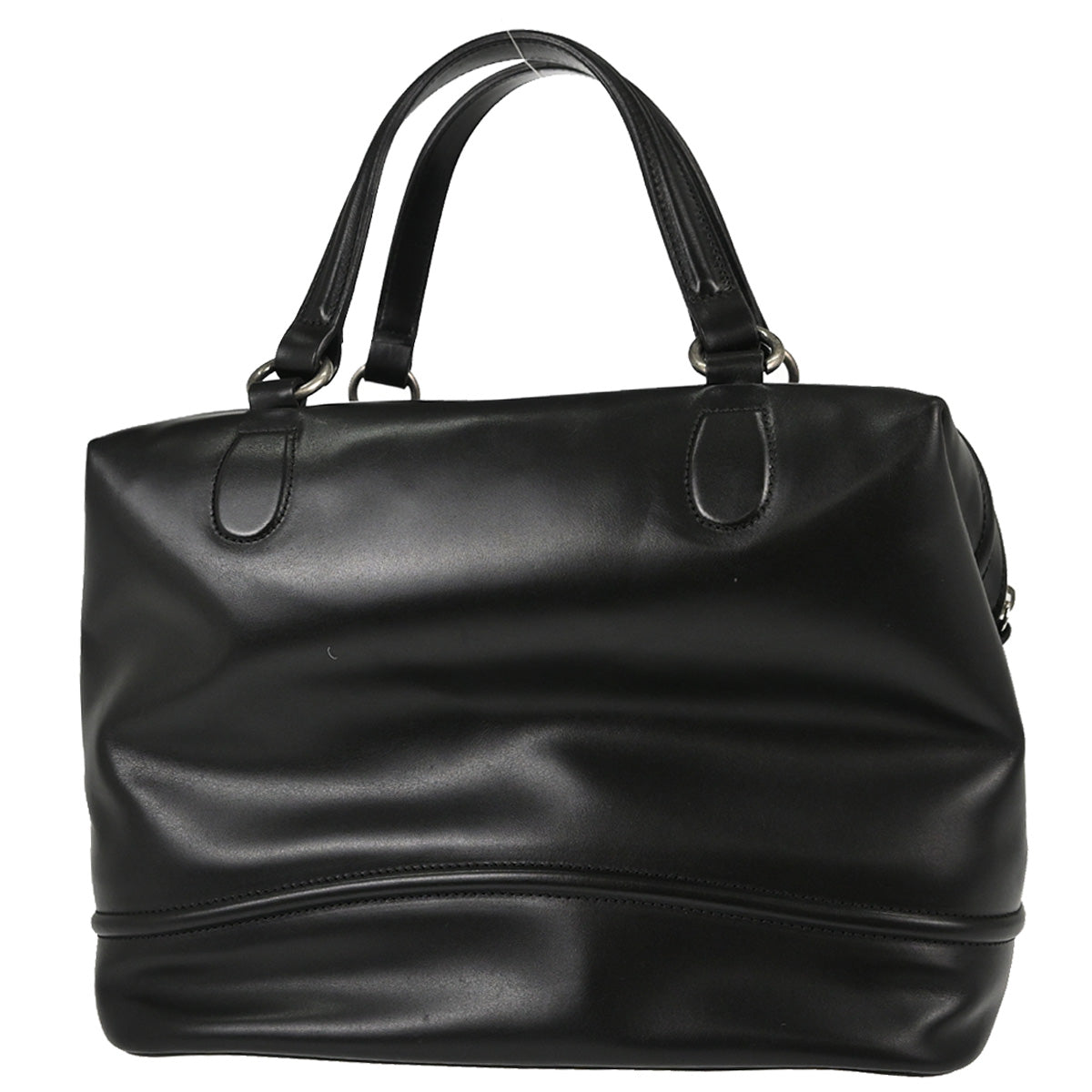 Chanel Black Calfskin Country Ride Doctor Bag Handbag