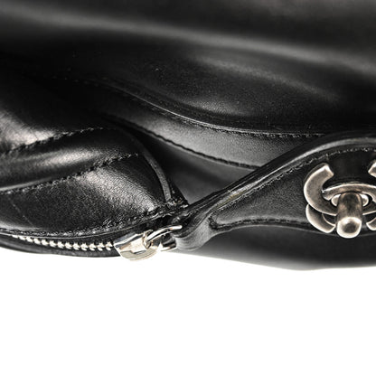 Chanel Black Calfskin Country Ride Doctor Bag Handbag