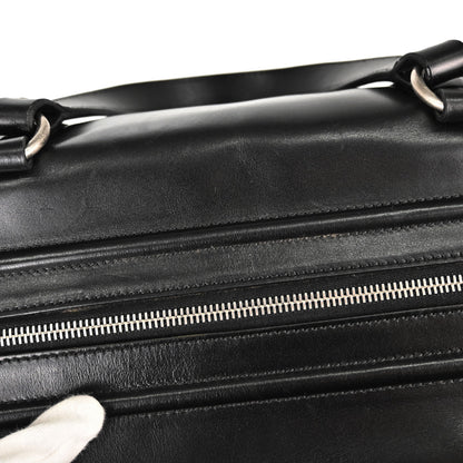 Chanel Black Calfskin Country Ride Doctor Bag Handbag