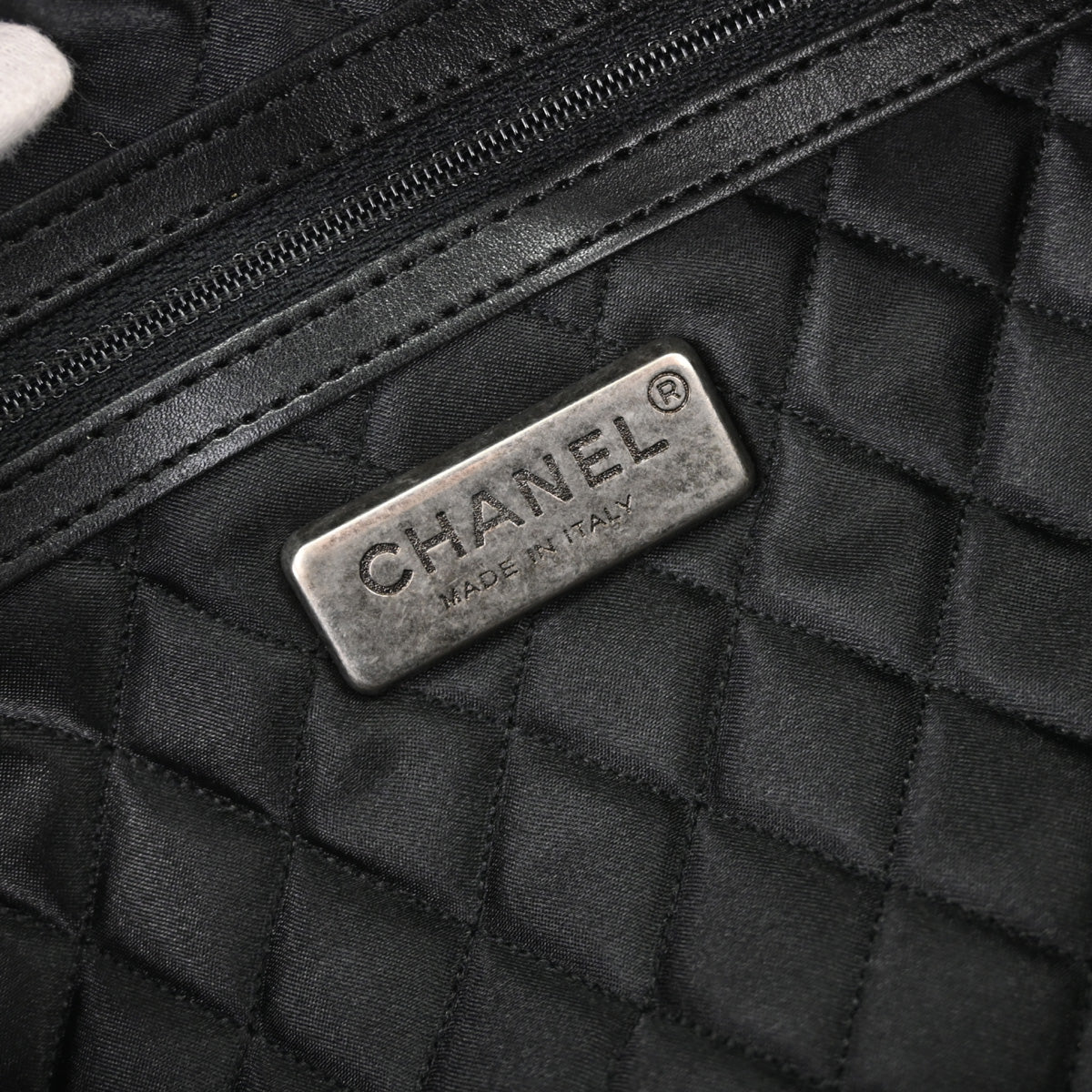 Chanel Black Calfskin Country Ride Doctor Bag Handbag