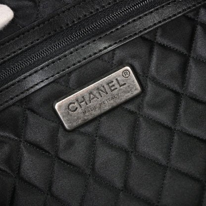 Chanel Black Calfskin Country Ride Doctor Bag Handbag