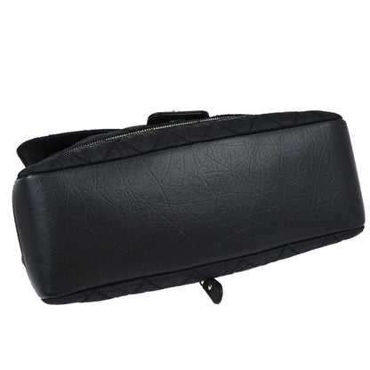 Chanel Black Nylon Expandable Single Flap Shoulder Bag