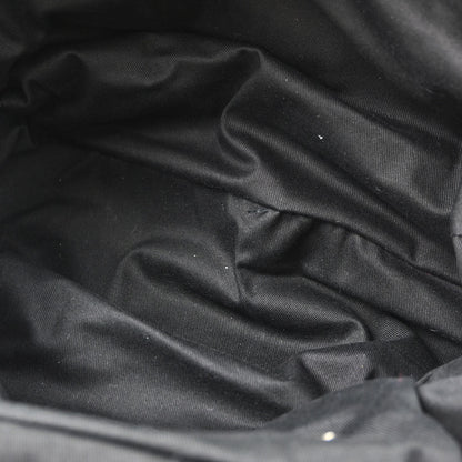 Chanel Black Nylon Expandable Single Flap Shoulder Bag