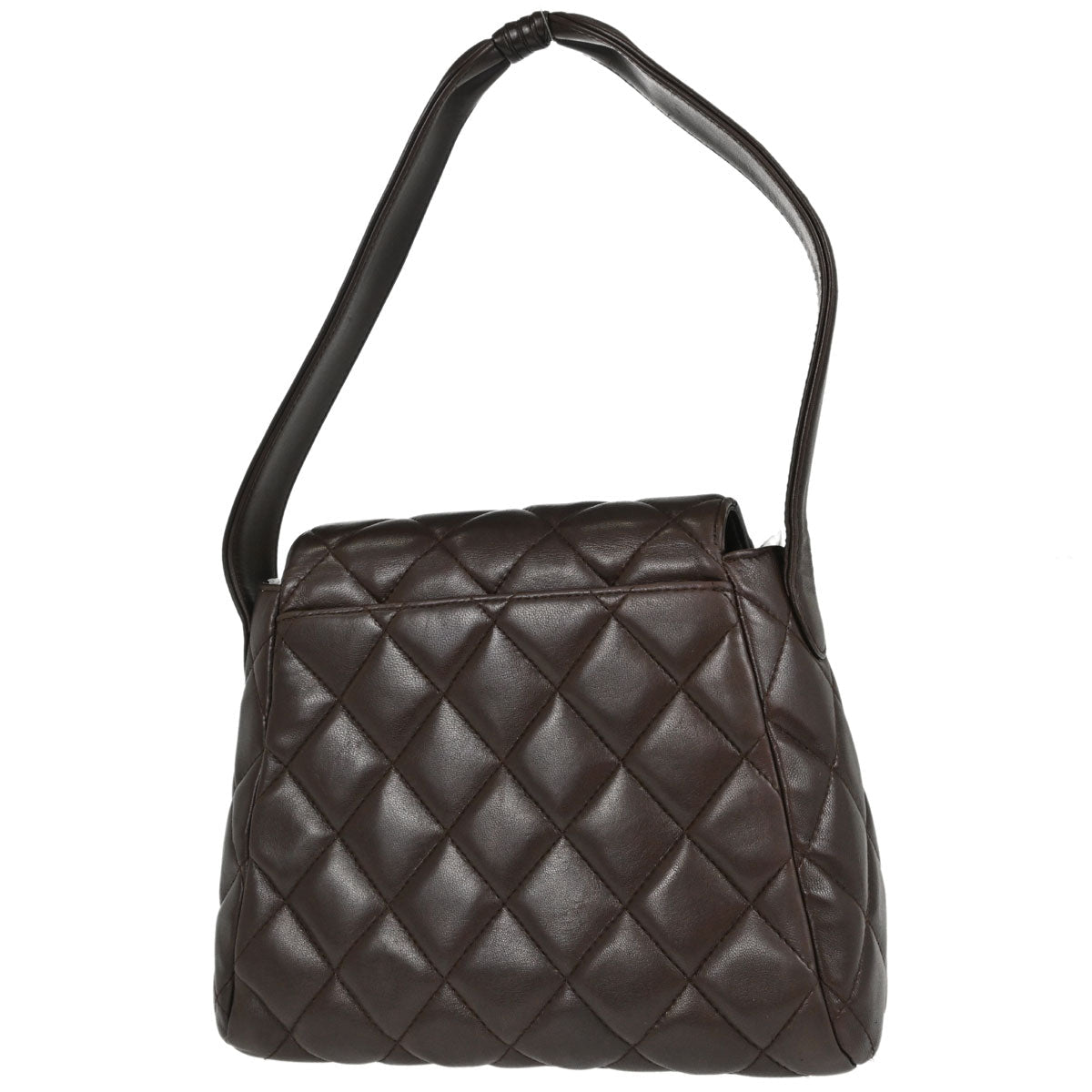 Chanel Brown Lambskin Handbag