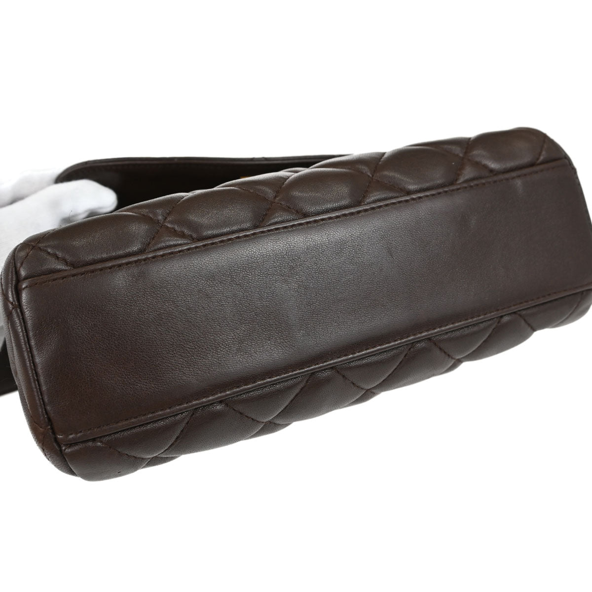 Chanel Brown Lambskin Handbag