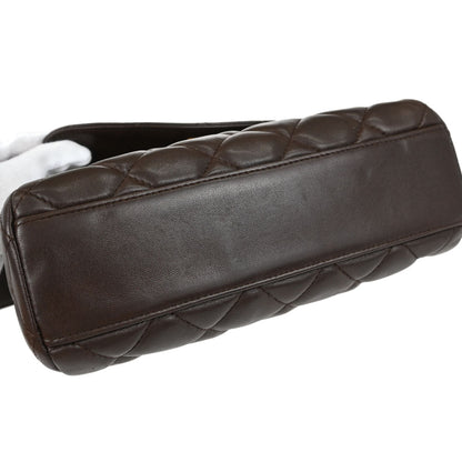 Chanel Brown Lambskin Handbag