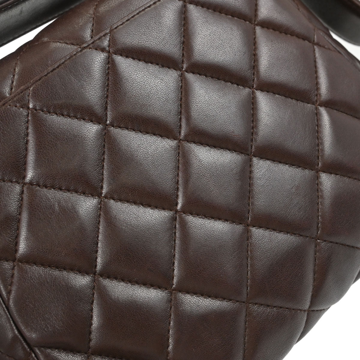 Chanel Brown Lambskin Handbag