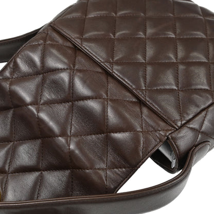 Chanel Brown Lambskin Handbag