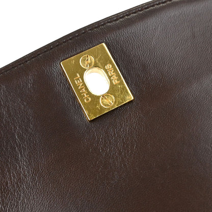 Chanel Brown Lambskin Handbag