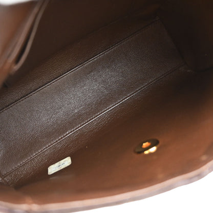 Chanel Brown Lambskin Handbag