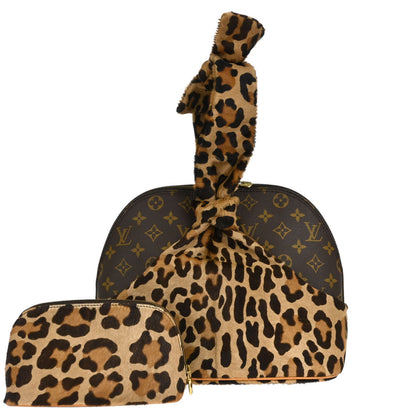 Louis Vuitton Monogram Pony Hair Leopard Alma Handbag M99032