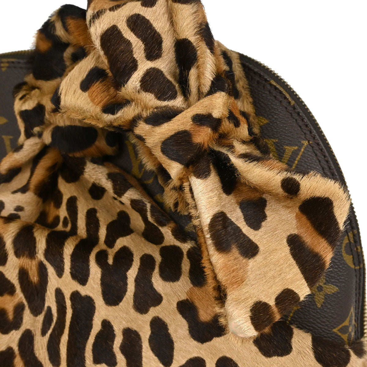 Louis Vuitton Monogram Pony Hair Leopard Alma Handbag M99032