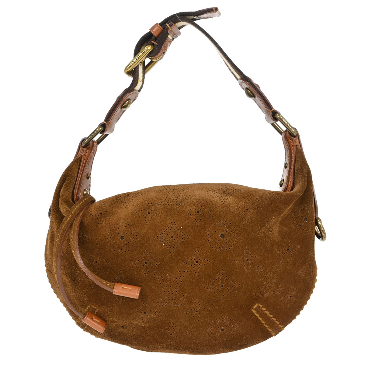 Louis Vuitton Brown Monogram Suede Onatah PM Handbag M95123