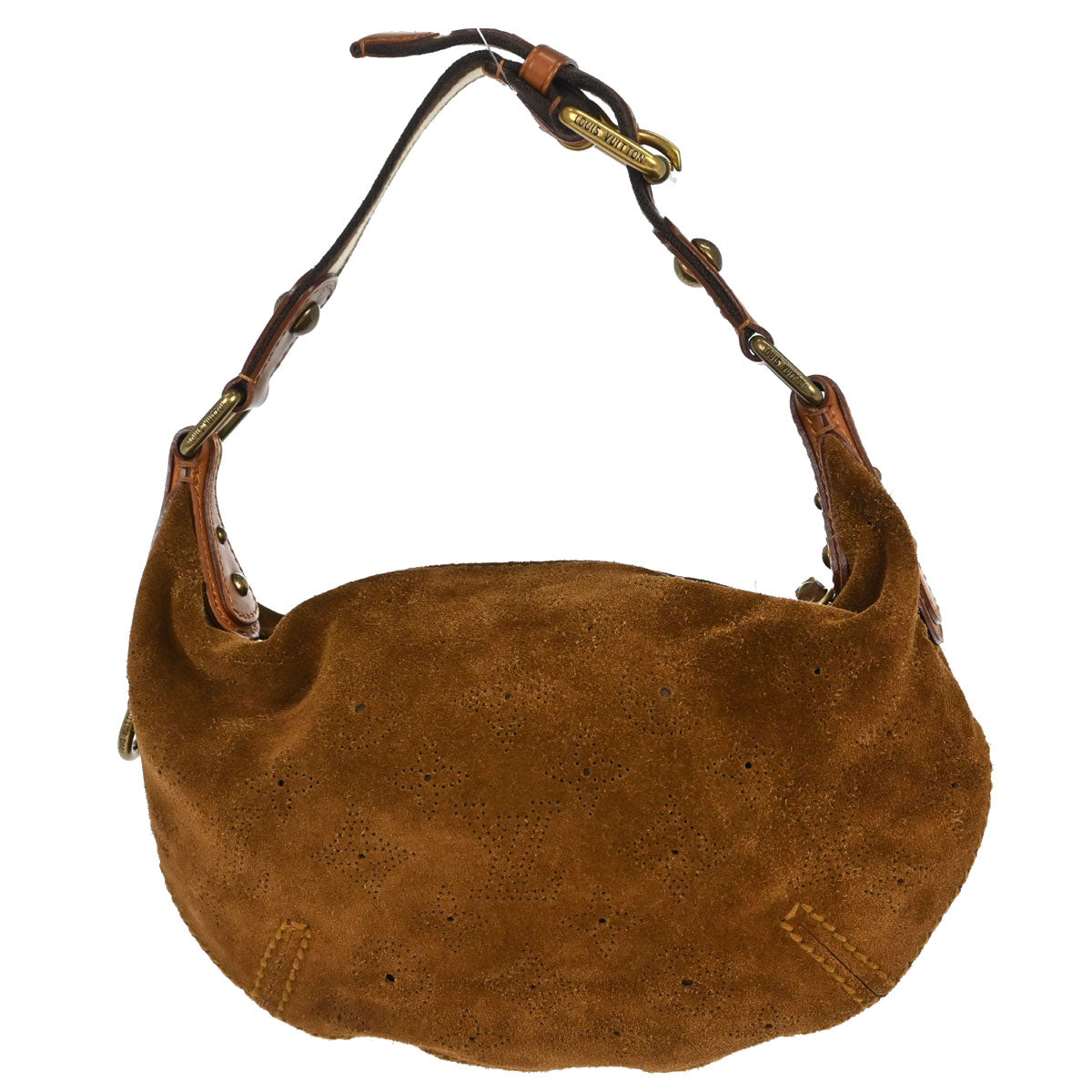 Louis Vuitton Brown Monogram Suede Onatah PM Handbag M95123