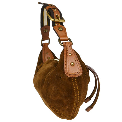 Louis Vuitton Brown Monogram Suede Onatah PM Handbag M95123