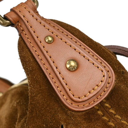 Louis Vuitton Brown Monogram Suede Onatah PM Handbag M95123