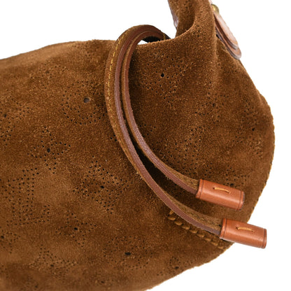 Louis Vuitton Brown Monogram Suede Onatah PM Handbag M95123