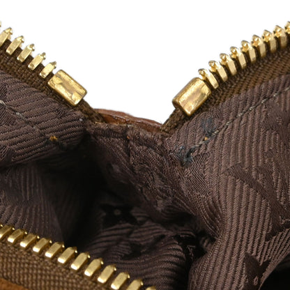 Louis Vuitton Brown Monogram Suede Onatah PM Handbag M95123