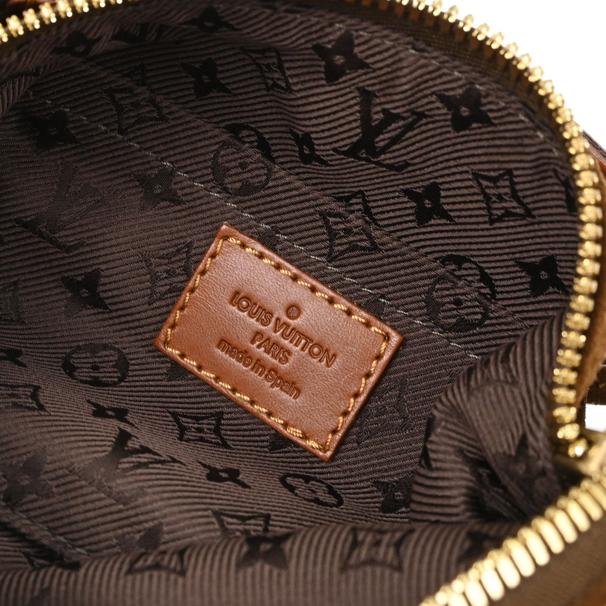Louis Vuitton Brown Monogram Suede Onatah PM Handbag M95123