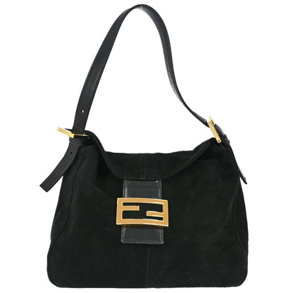 Fendi Black Suede Handbag