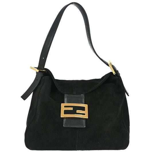 Fendi Black Suede Handbag