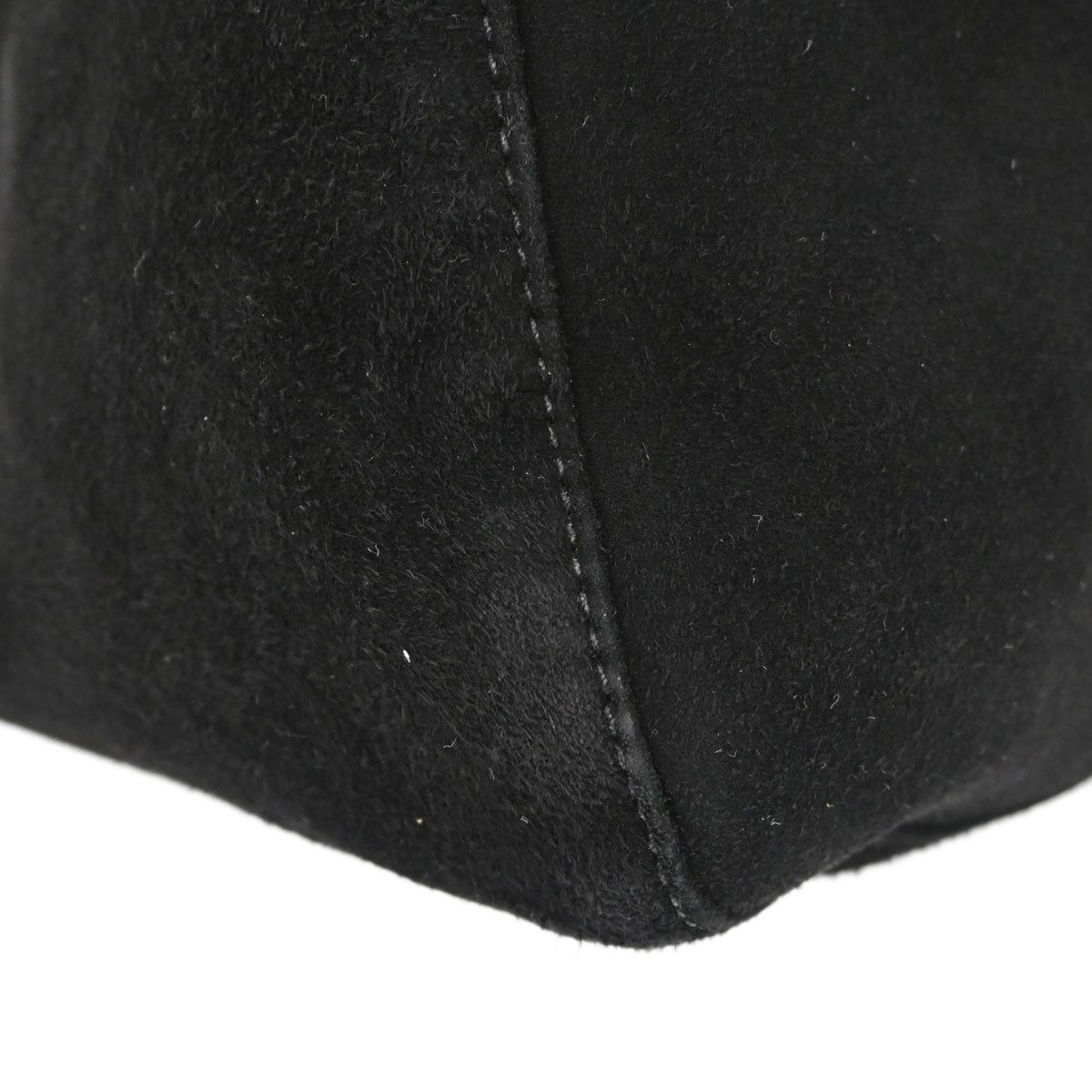 Fendi Black Suede Handbag