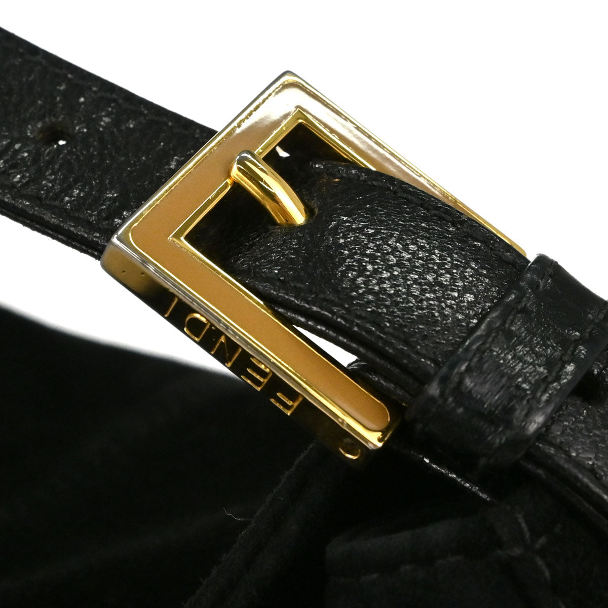 Fendi Black Suede Handbag