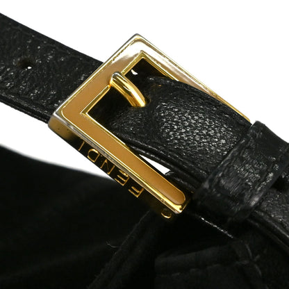 Fendi Black Suede Handbag