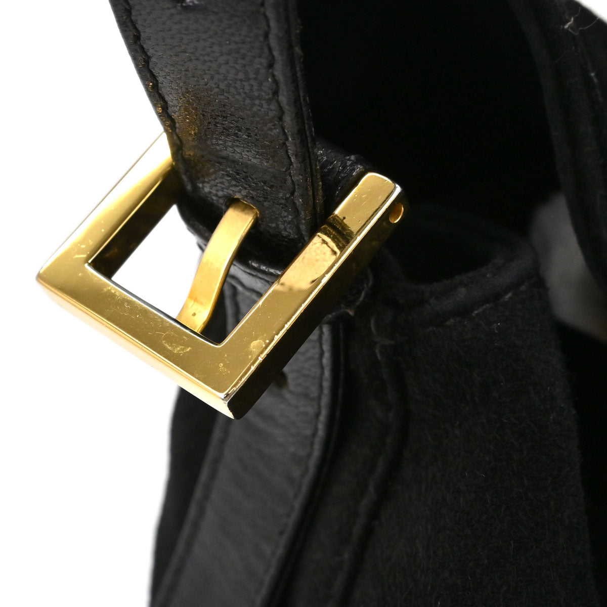 Fendi Black Suede Handbag