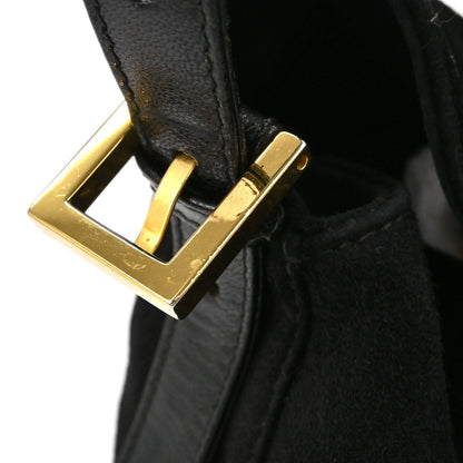 Fendi Black Suede Handbag