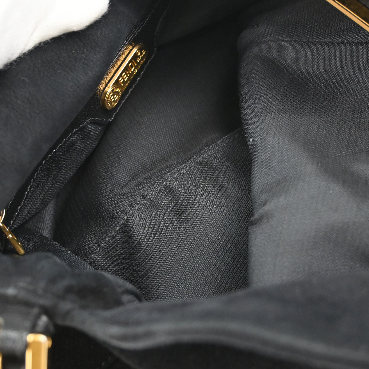 Fendi Black Suede Handbag