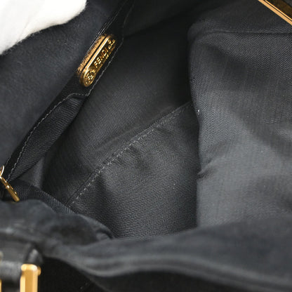 Fendi Black Suede Handbag
