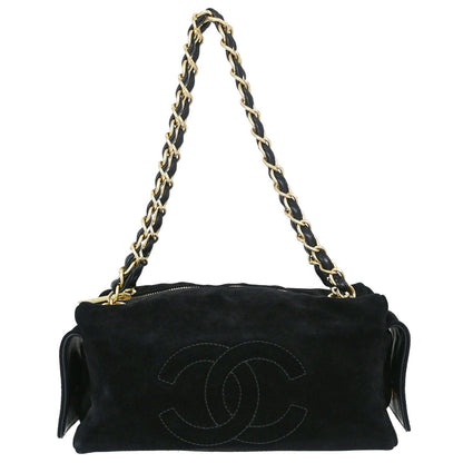 Chanel Black Suede Handbag
