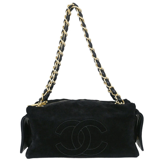 Chanel Black Suede Handbag