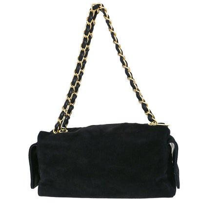 Chanel Black Suede Handbag