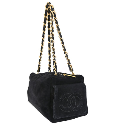Chanel Black Suede Handbag