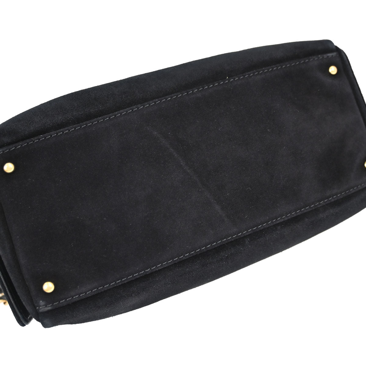 Chanel Black Suede Handbag