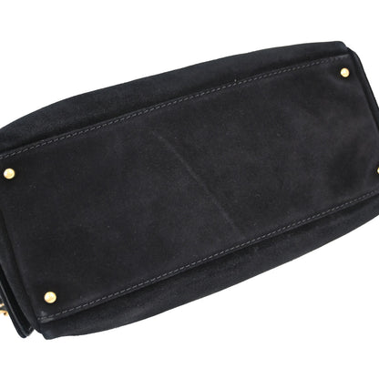 Chanel Black Suede Handbag