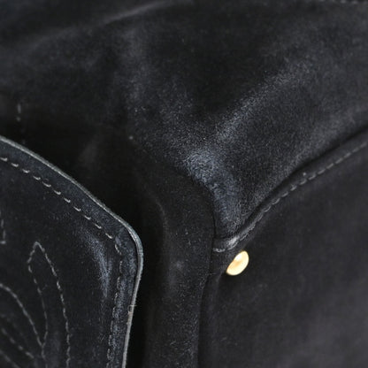 Chanel Black Suede Handbag