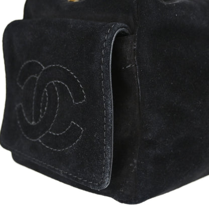 Chanel Black Suede Handbag