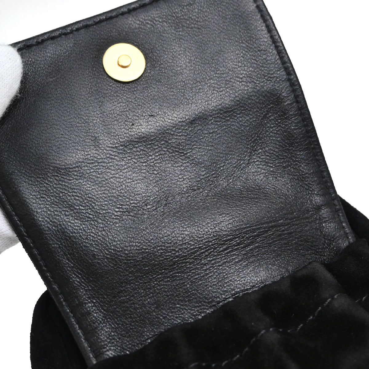Chanel Black Suede Handbag