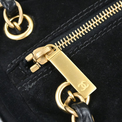 Chanel Black Suede Handbag