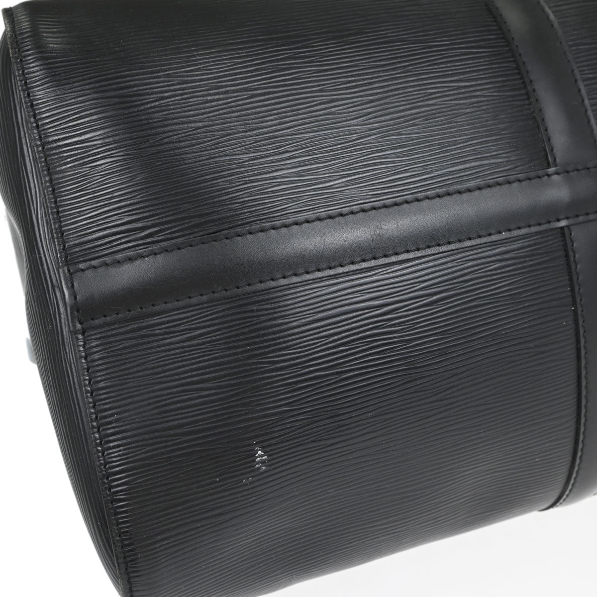 Louis Vuitton Black Epi Keepall 50 Travel Handbag M42962