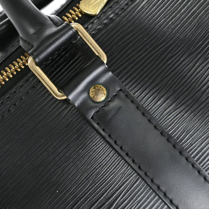 Louis Vuitton Black Epi Keepall 50 Travel Handbag M42962