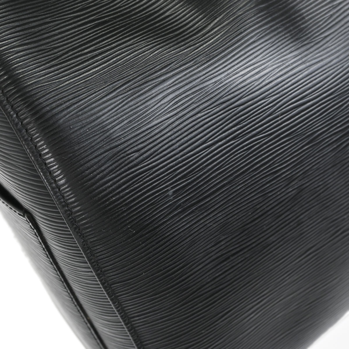 Louis Vuitton Black Epi Keepall 50 Travel Handbag M42962