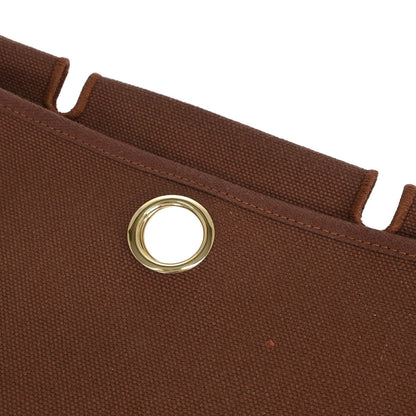Hermes Beige Brown Toile H Officier Herbag MM 2 in 1 Handbag