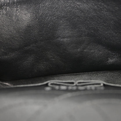 Chanel Black Calfskin 2.55 Small Classic Double Flap Shoulder Bag